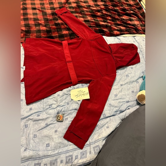 Braetan Peacoat w/ hoodie - Red - Picture 15 of 16